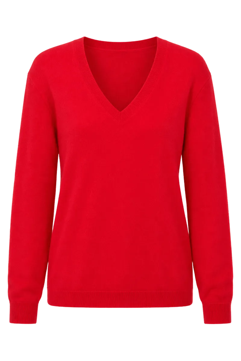 Cashmere V-Neck Sweater