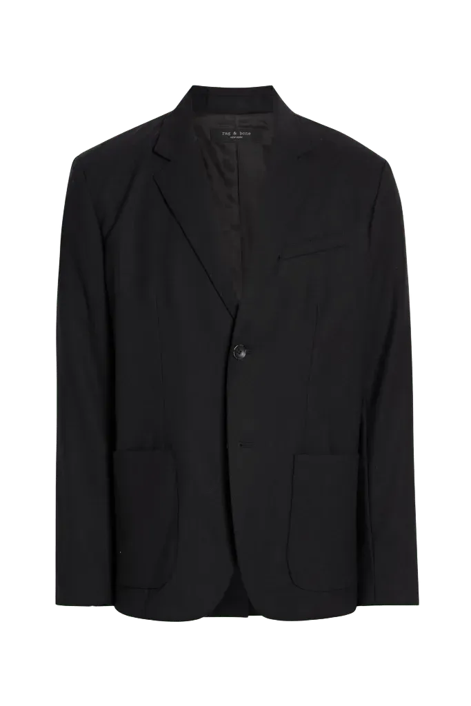 Rag & Bone Butler Wool-Blend Twill Blazer