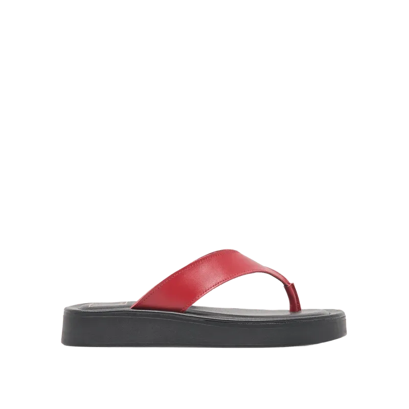 BLAYZE SANDALS RED LEATHER