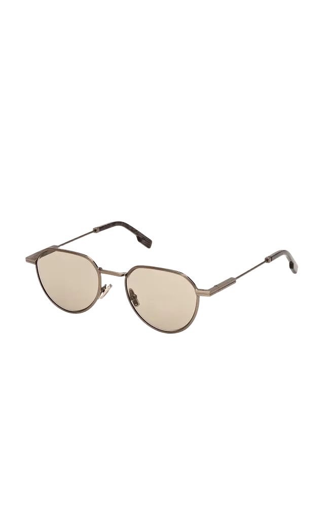 Zegna Antique Light Gold Sunglasses