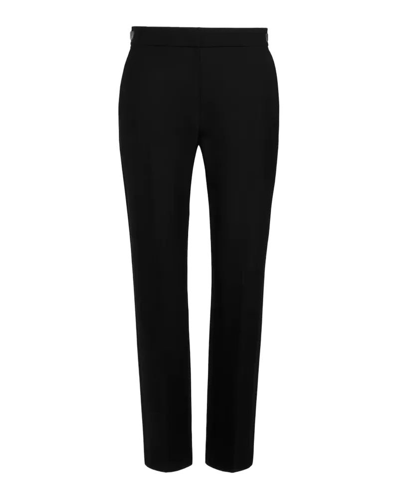 Waist Strap Straight-Leg Ankle Trousers