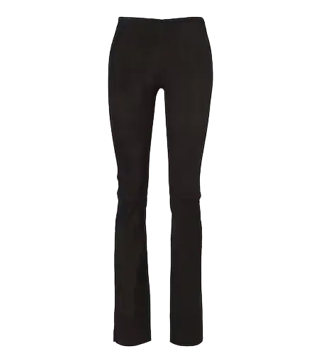 Albie suede straight pants
