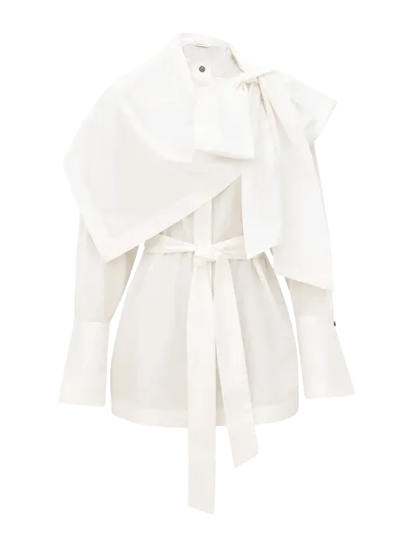 Clash Poplin Drape Shirt