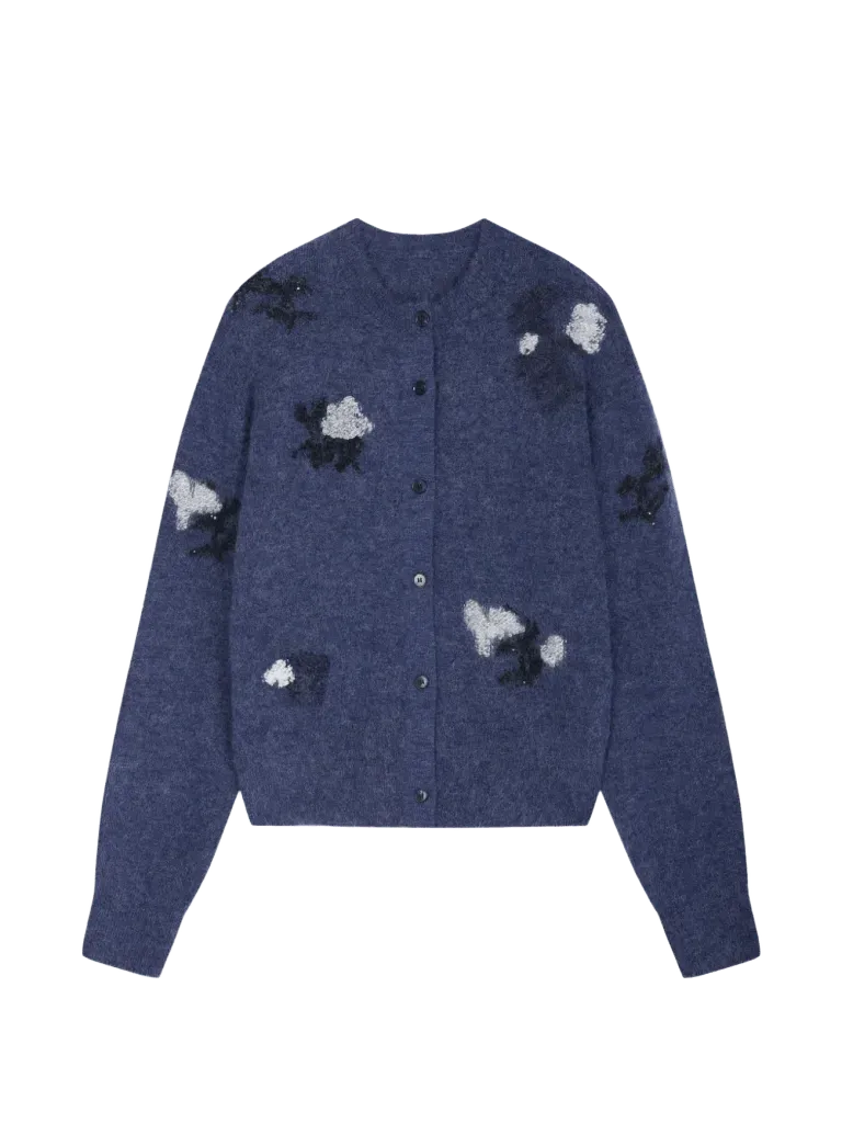 JNBY floral-intarsia cardigan