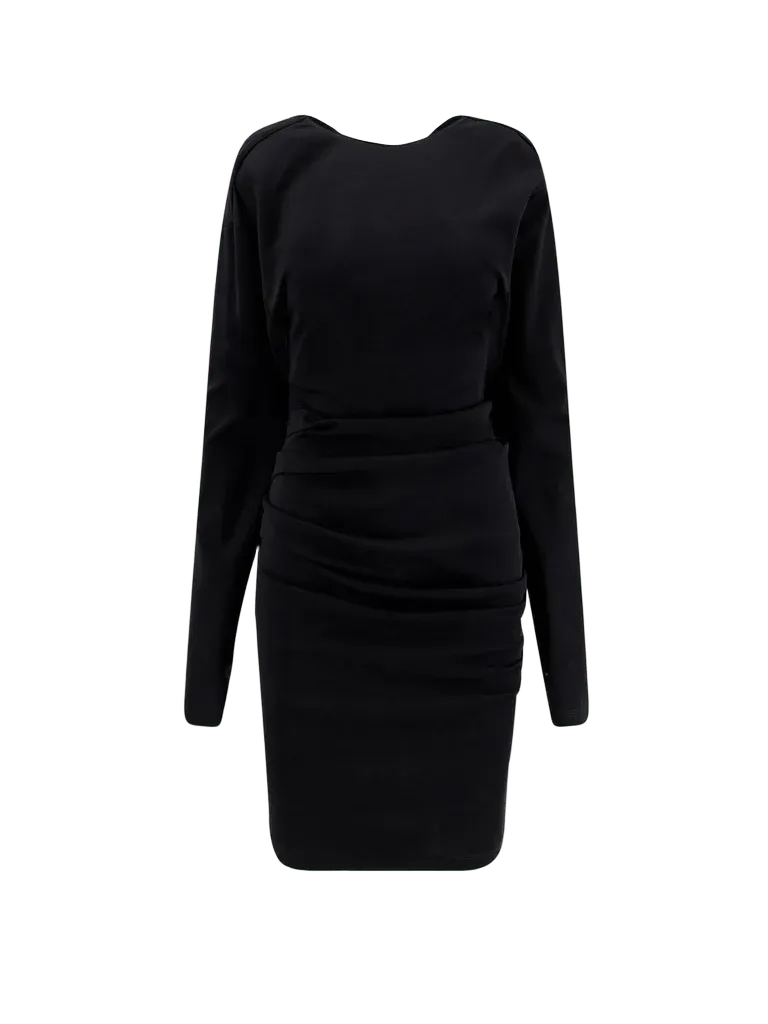 Max Mara Virgin Wool Dress — Black