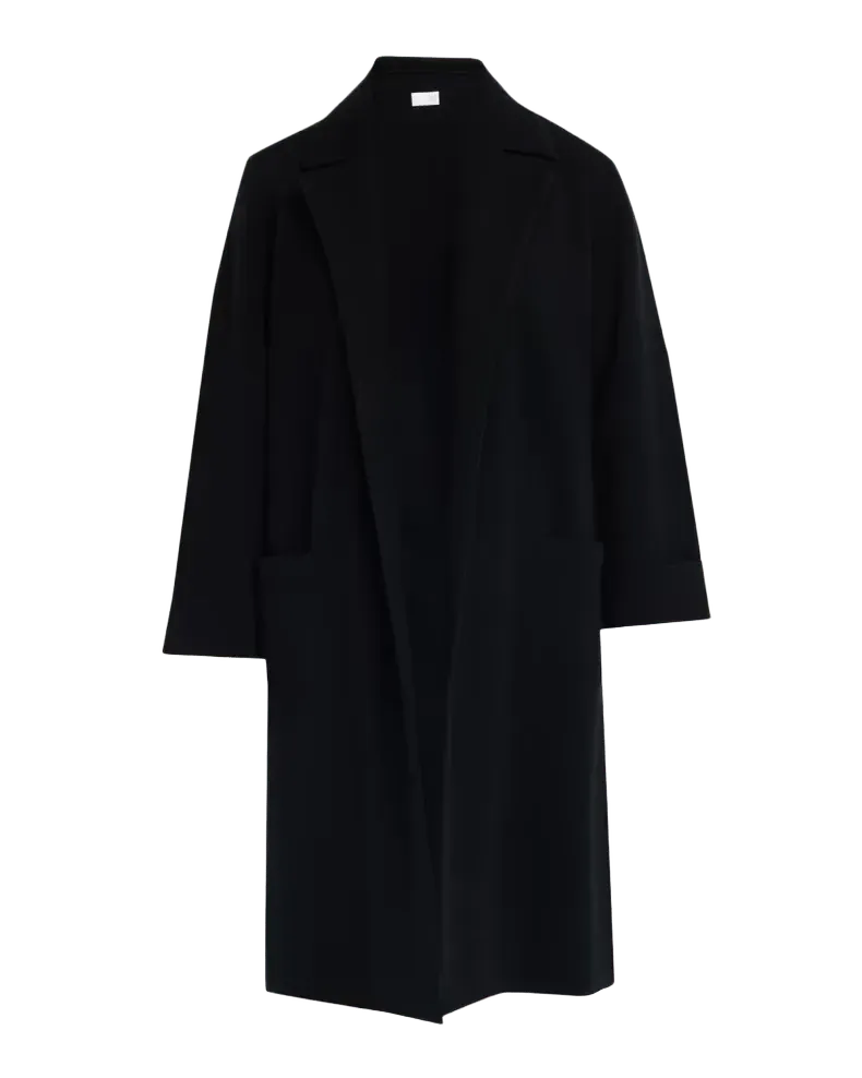 Milano Wool Boxy Open-Front Jacket