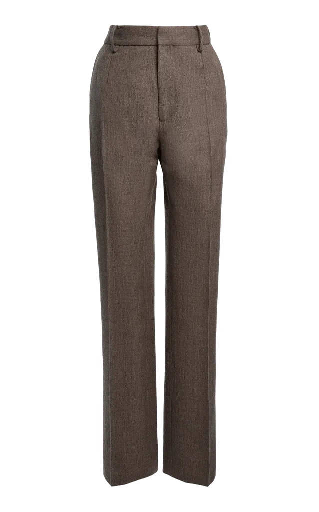 Talon Tailored Flare Wool Trousers