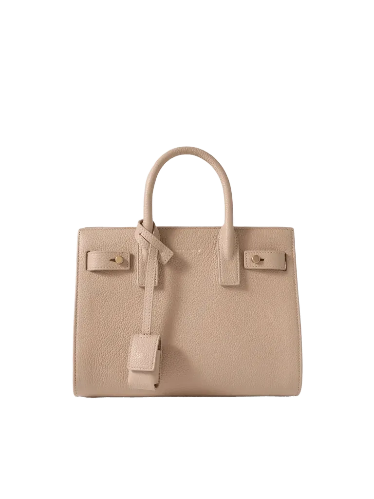 Sac De Jour nano textured-leather tote