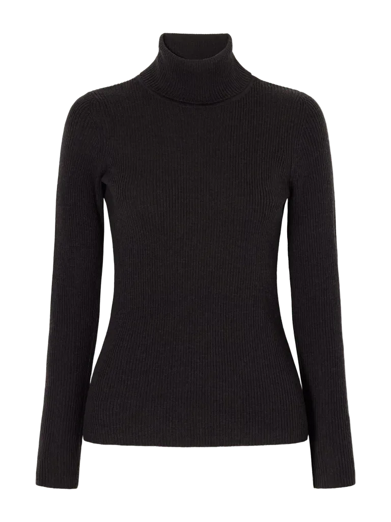 Geilo ribbed merino wool turtleneck sweater