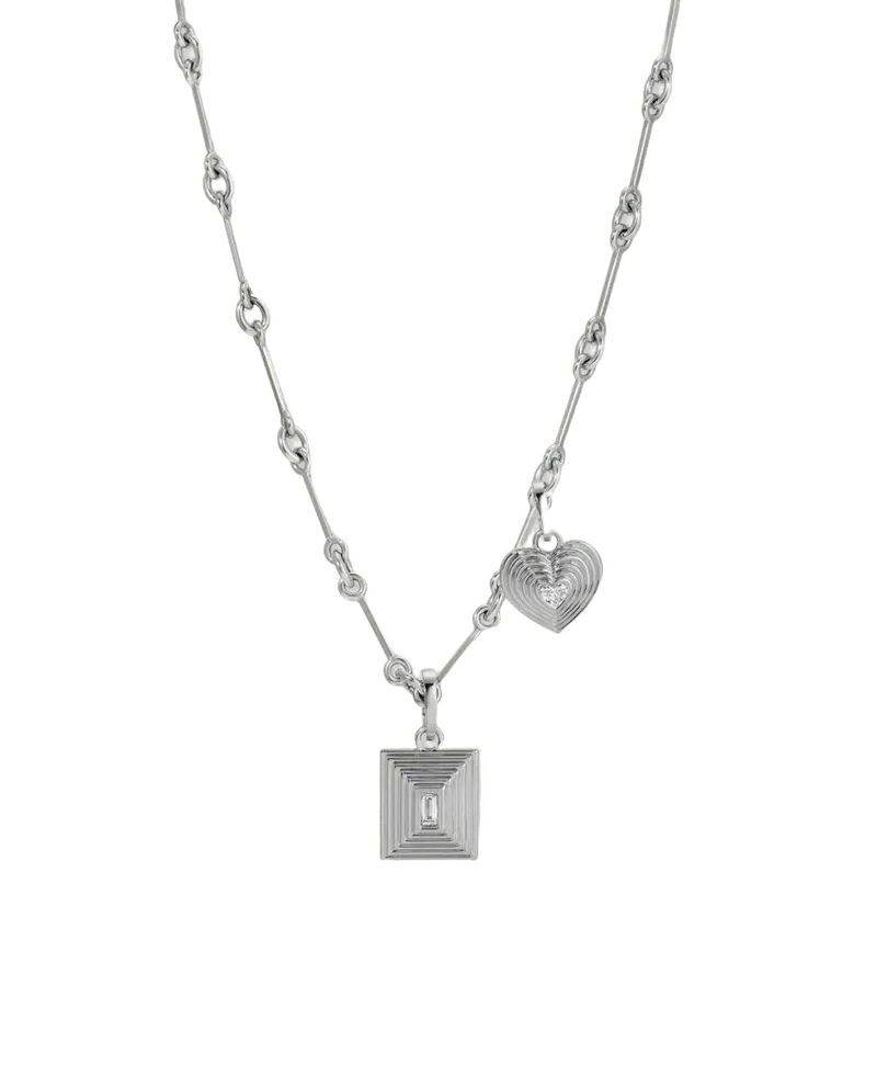 In The Groovy Diamond Charm Necklace