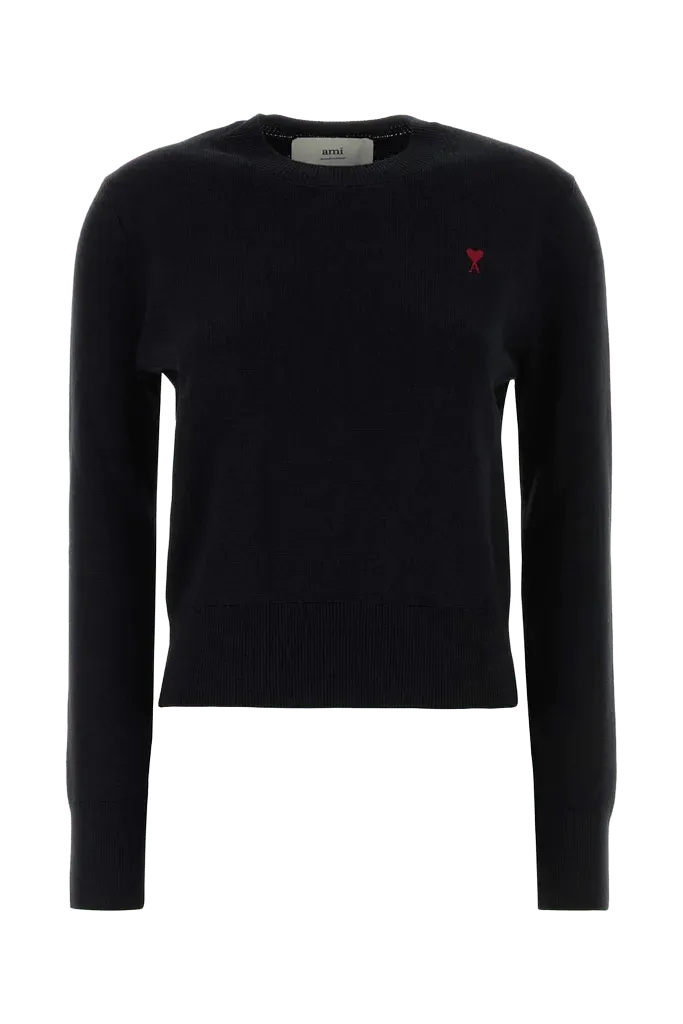 AMI Paris Merinos Sweater — Black