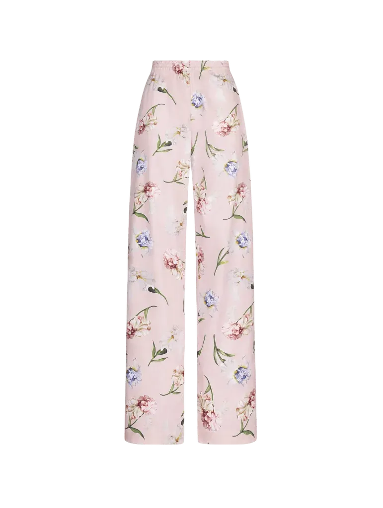 Painted Iris Poplin Pant