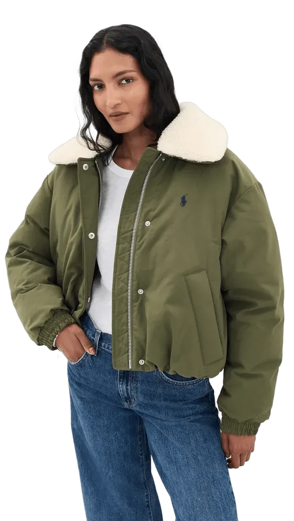 Matte Poly Blend Woven Jacket