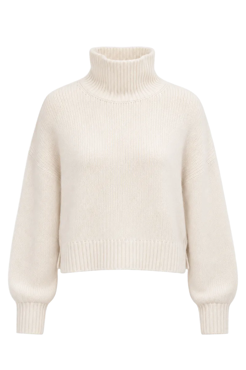 Luxe Cashmere Oversized Turtleneck