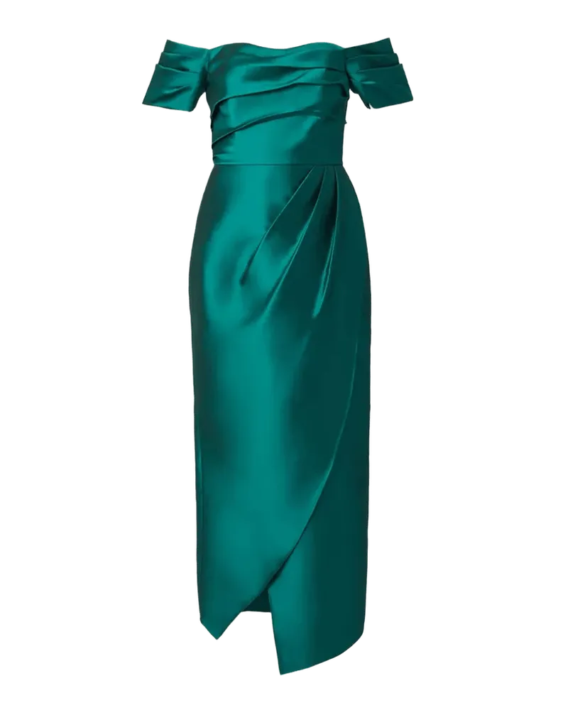 Crowley Satin Off-the-Shoulder Cocktail Dress