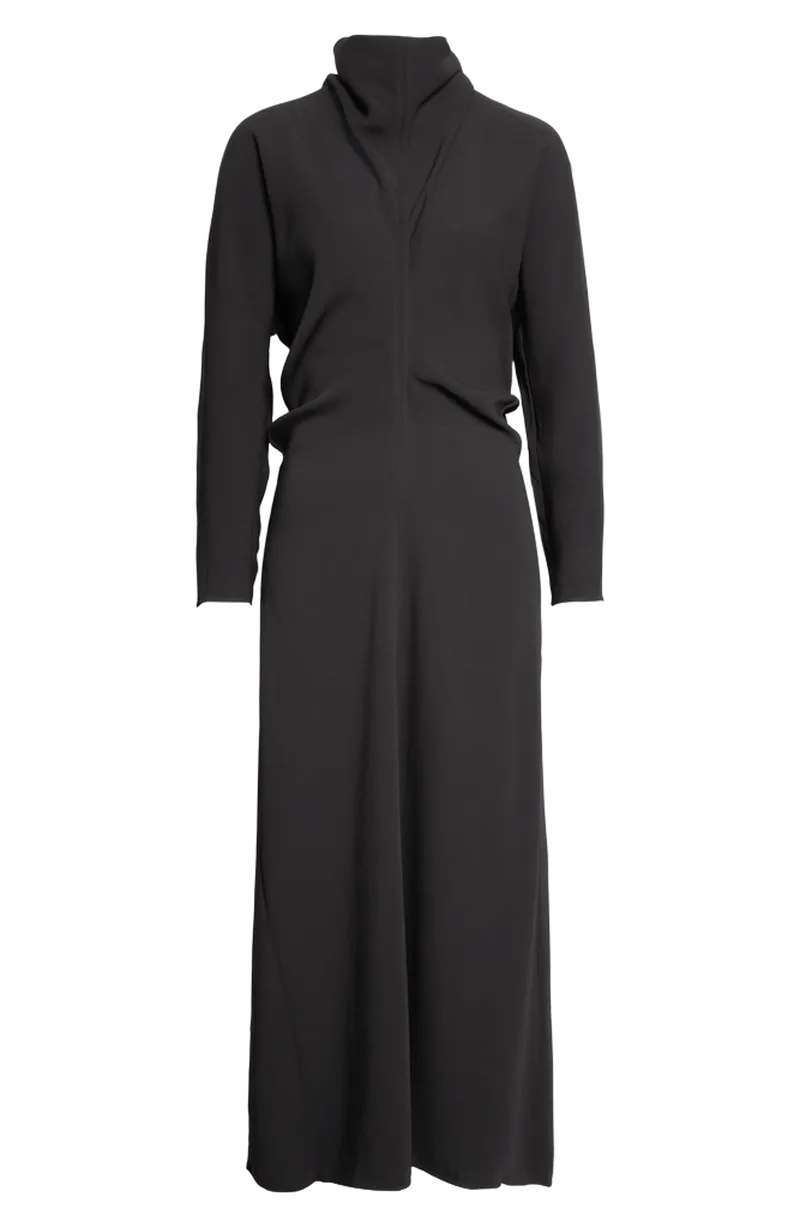 Slouch Waist Scarf Maxi Dress