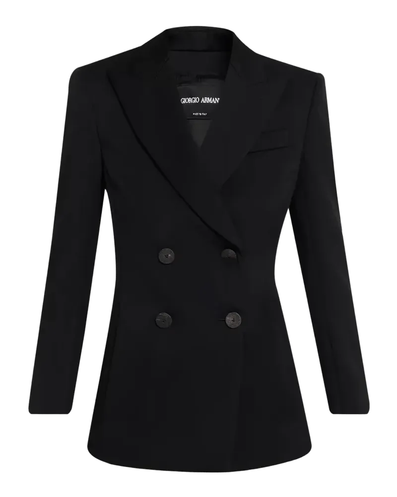 Double-Breasted Slim Wool Blazer