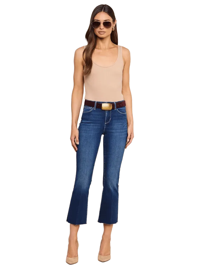 Kendra Cropped Flare Jean