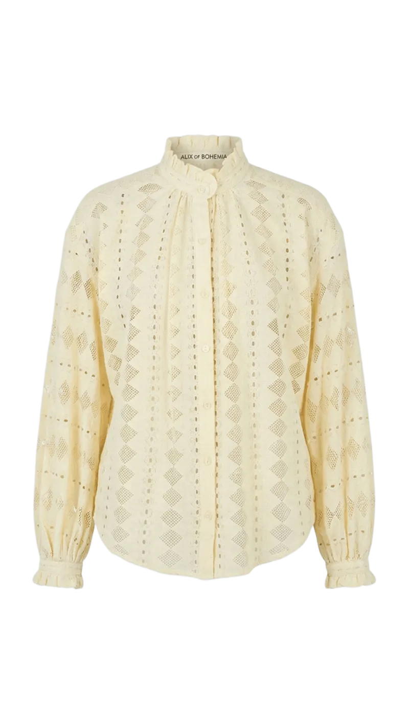 Poet Savanna Lattice Blouse