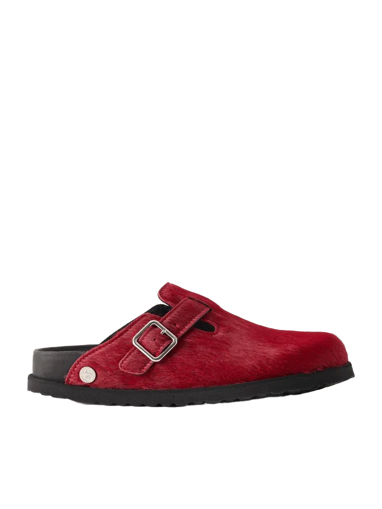 Boston calf-hair mules