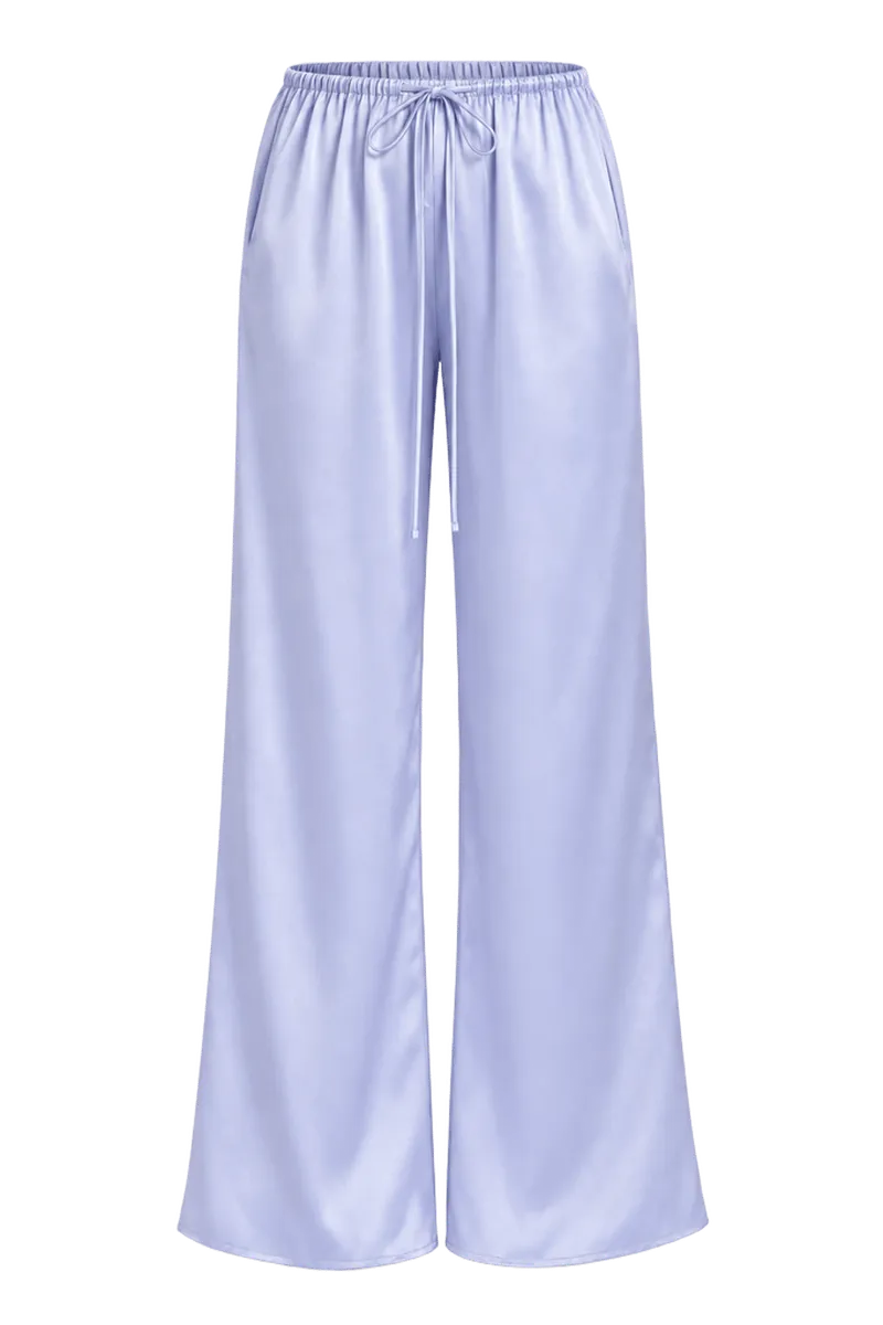 Eclipse Washable Silk Drawstring Pant in Muse