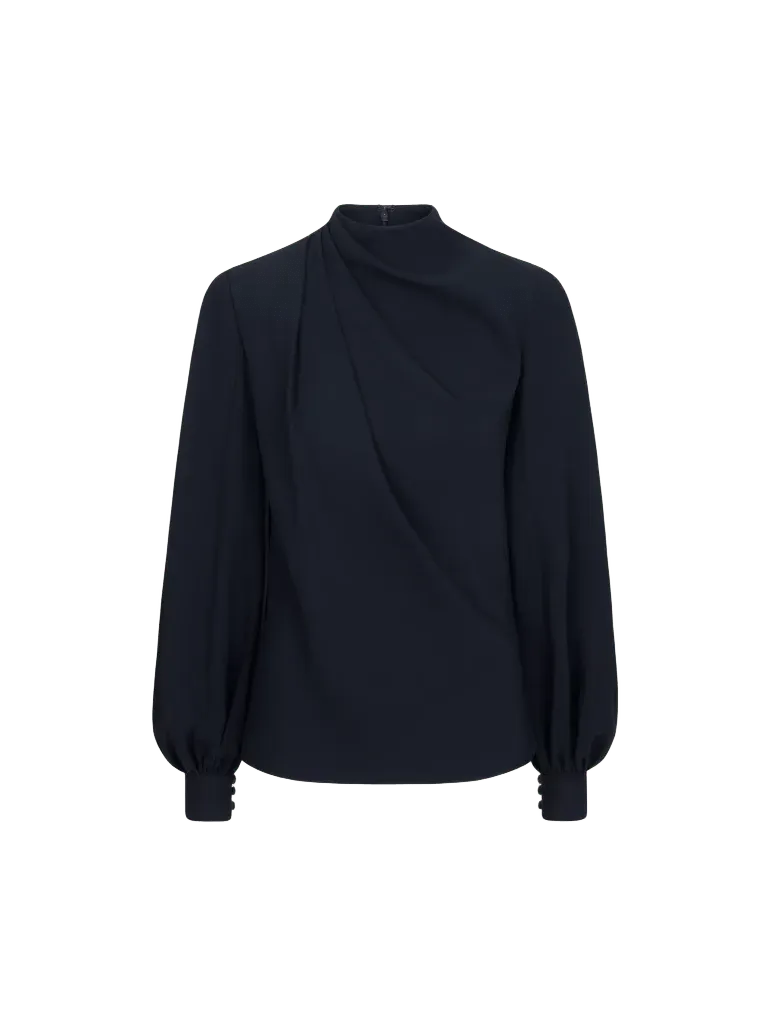 Draped Georgette Blouse