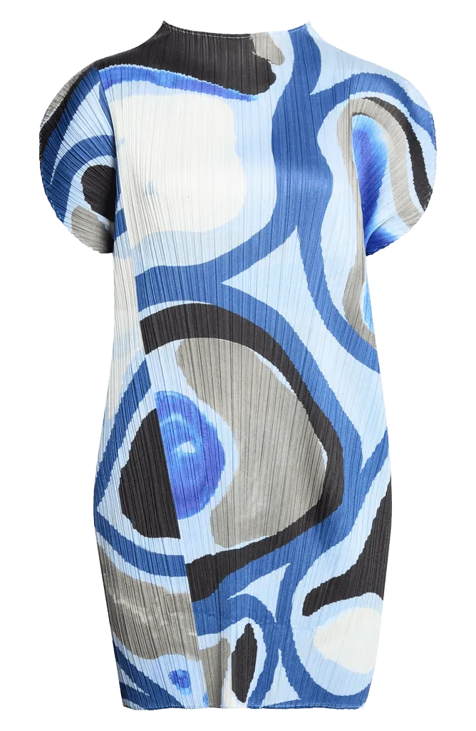 Roll Pleated Dress