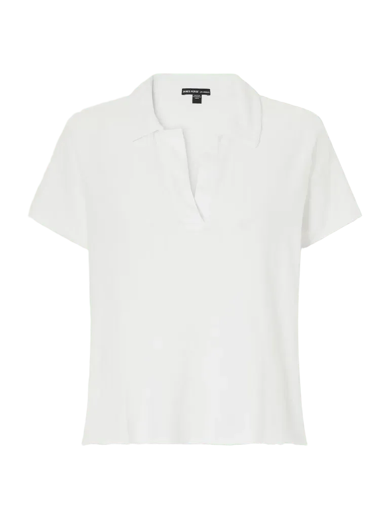 Cotton-piqué polo shirt