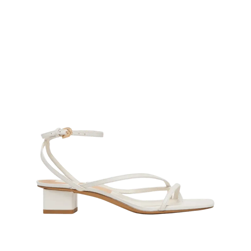 Karlos Sandals True White Leather