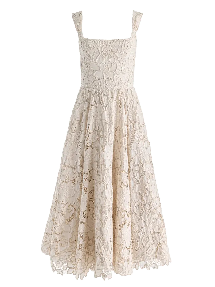 ESMA FLARED MIDI DRESS