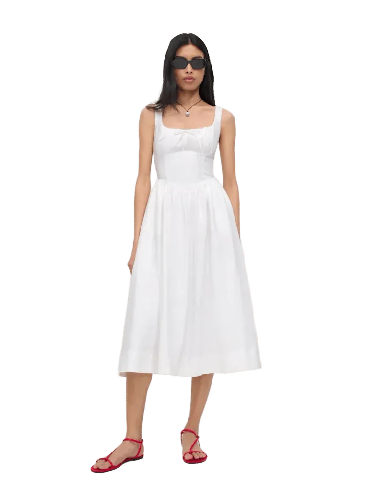 Petites Balia Linen Dress