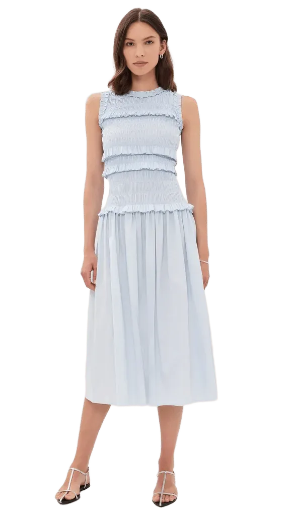 Cotton Smocked Dress