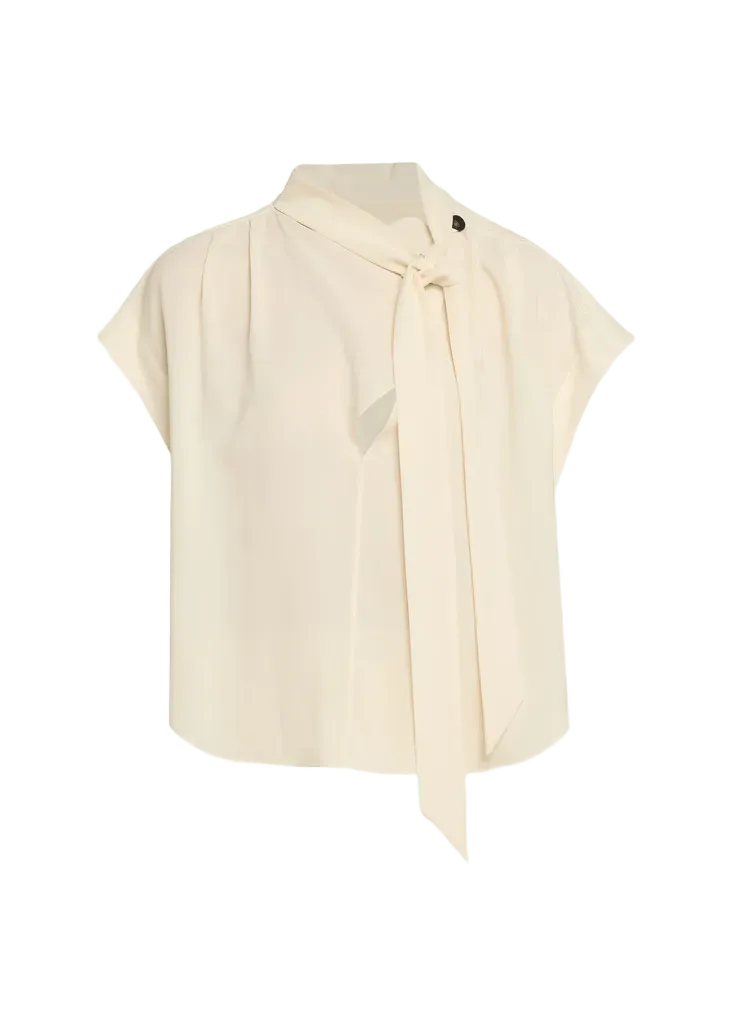 Isabel Marant Selene Tie-Neck Blouse