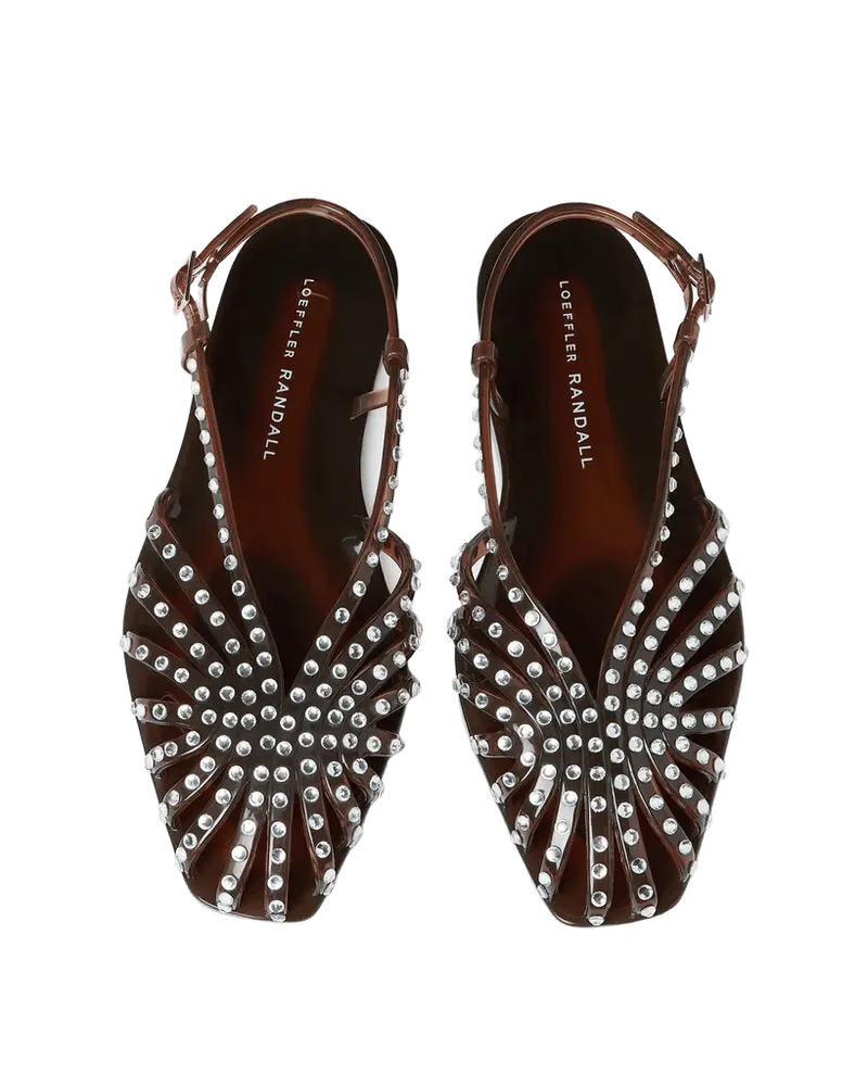 Devon Brown Jelly Slingback Sandal