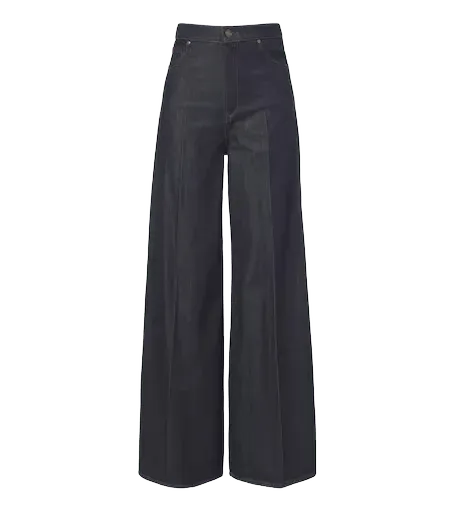 High-rise wide-leg jeans