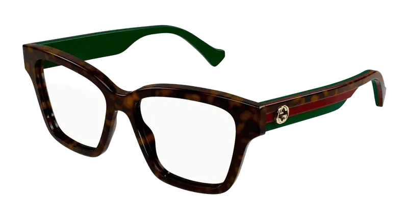 Gucci GG1302O Tortoiseshell Acetate Eyeglasses — Havana