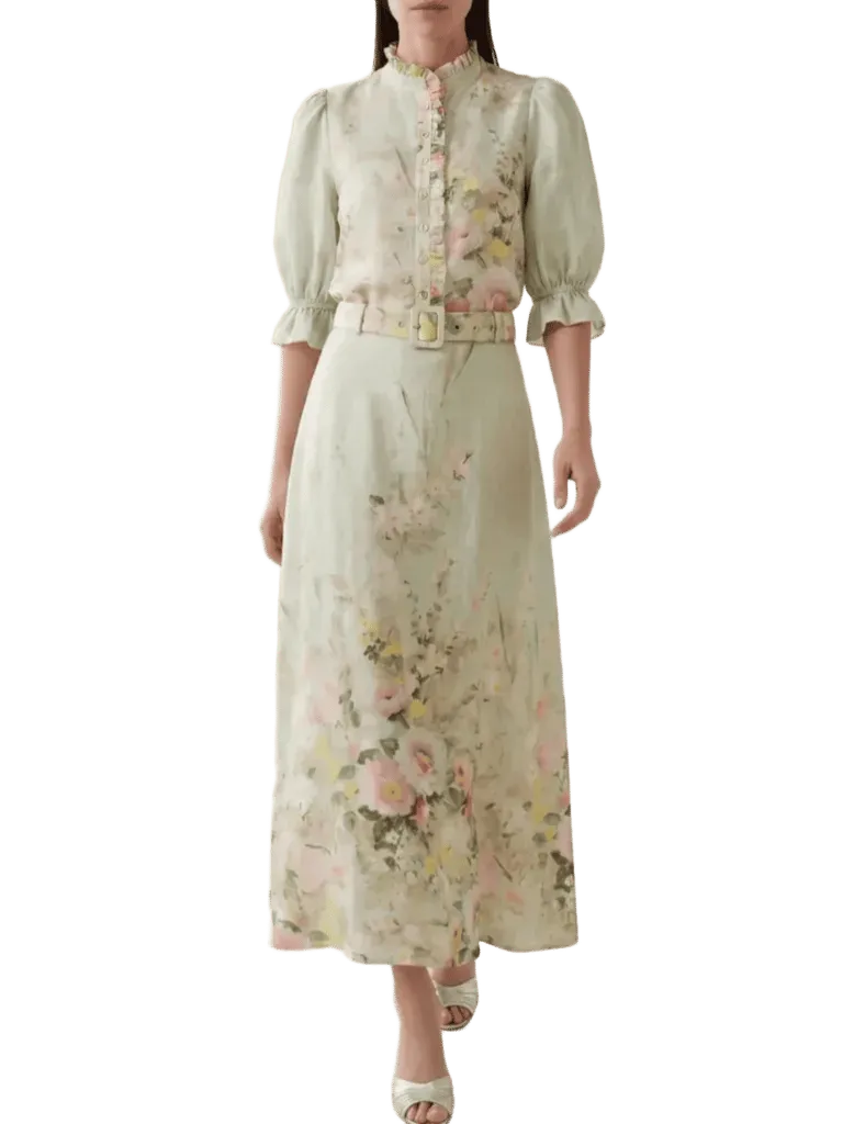 Linen Maxi Skirt in Harmony