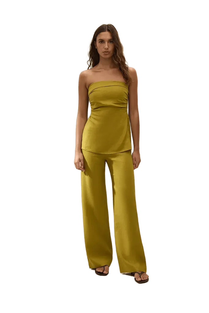 Caen Top Olive - Final Sale