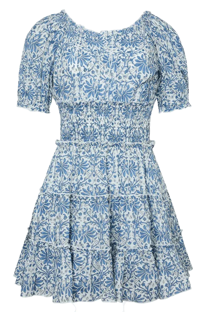Ibiza Mini Dress in Blue