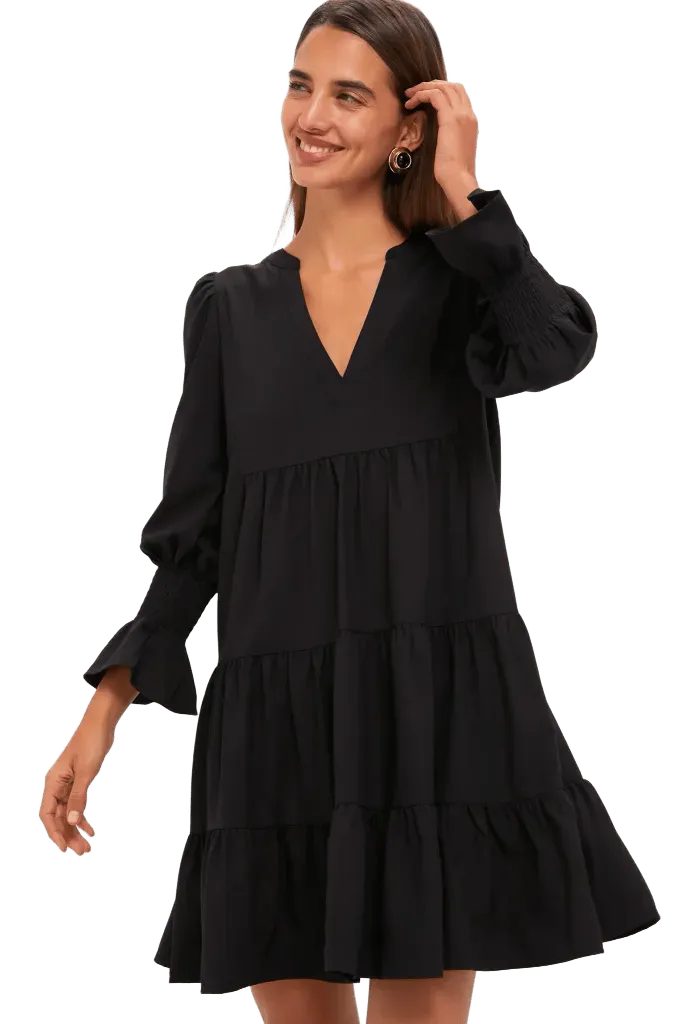 Black Crepe Kenzo Dress