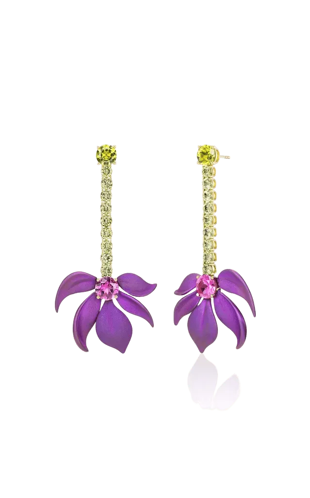 18k Yellow Gold Marama Earrings (One-of-a-Kind)