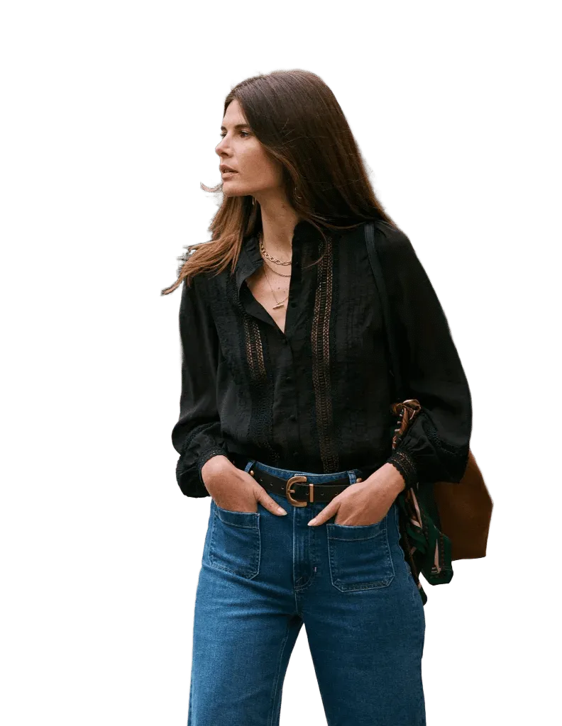 Lace Trim Top
