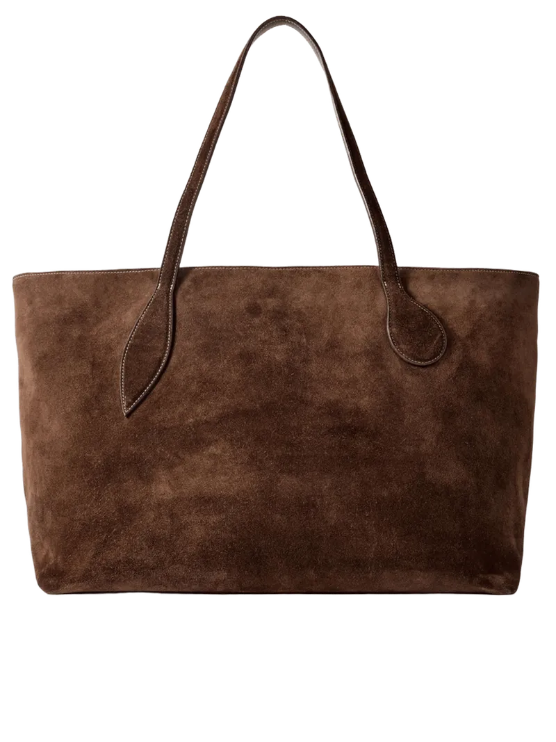 Mega Sprout suede tote