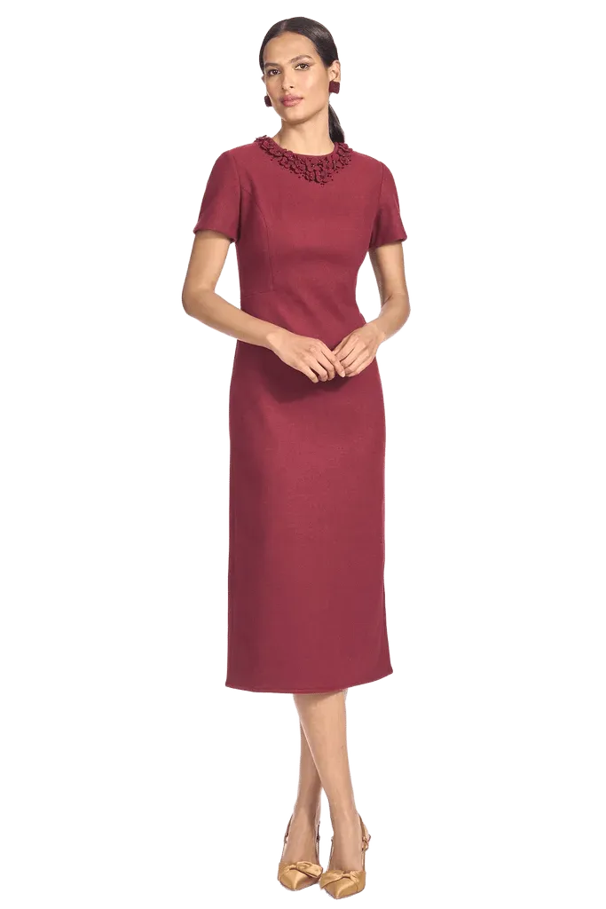 REESE DRESS - MALBEC