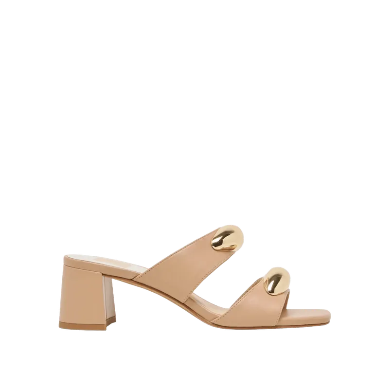 Barnet Heels Light Tan Leather