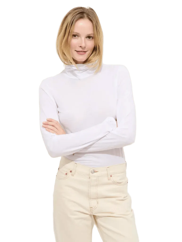 Tissue Turtleneck In Cotton