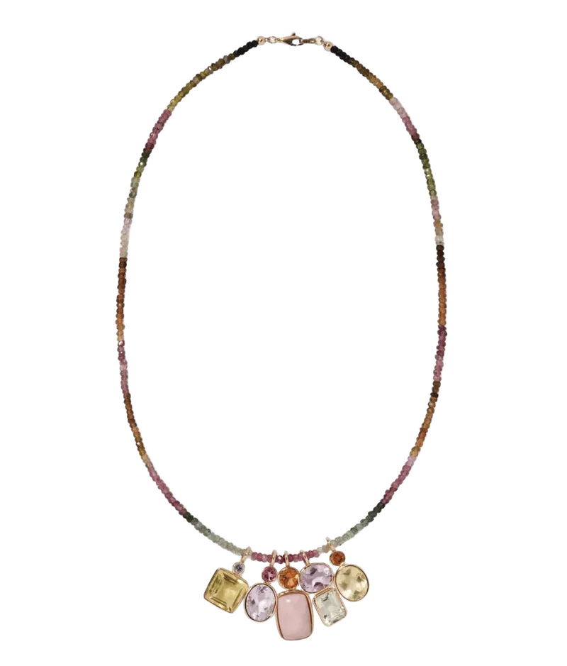 Fine Mood Charm Necklace in Tourmaline Dream