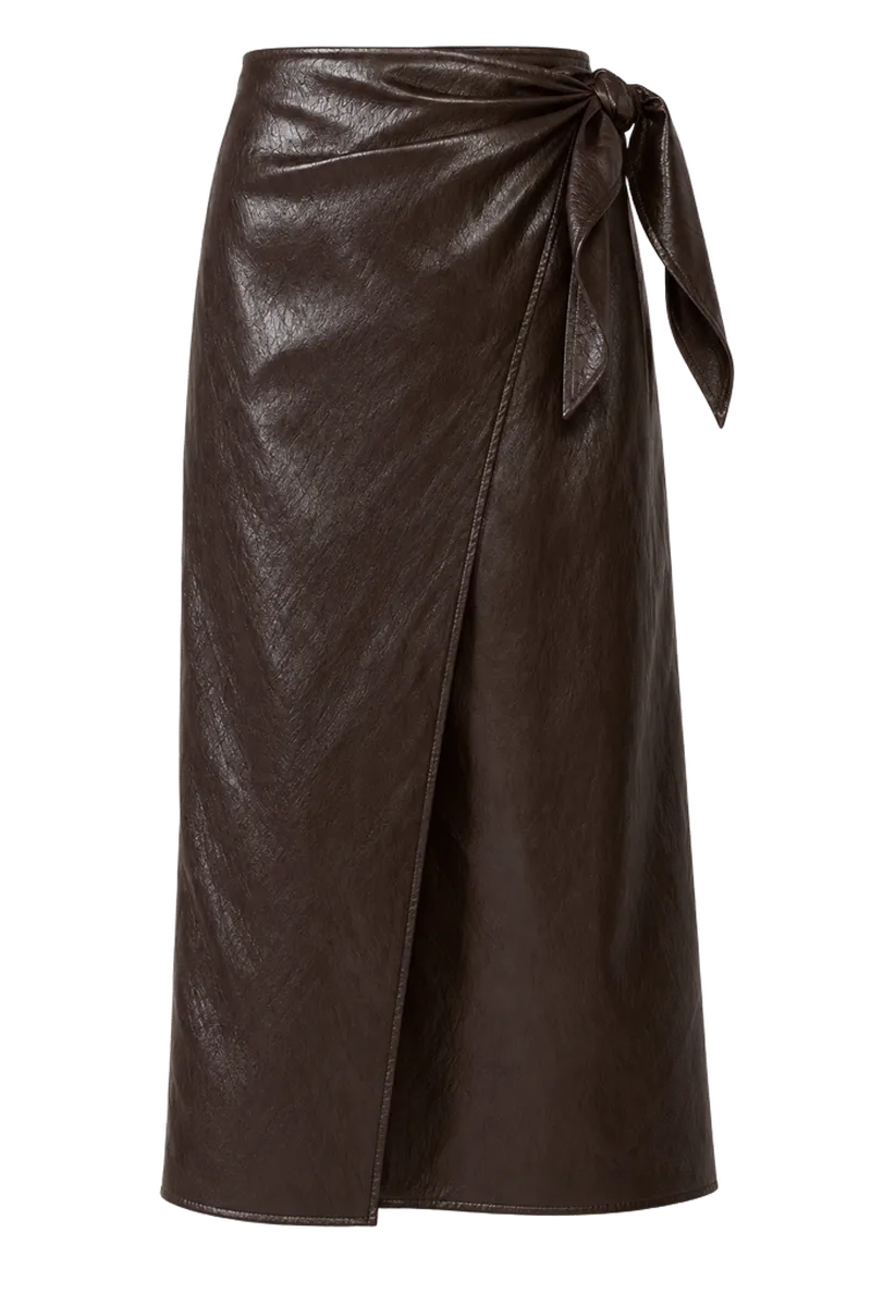 Vegan Wrap Skirt