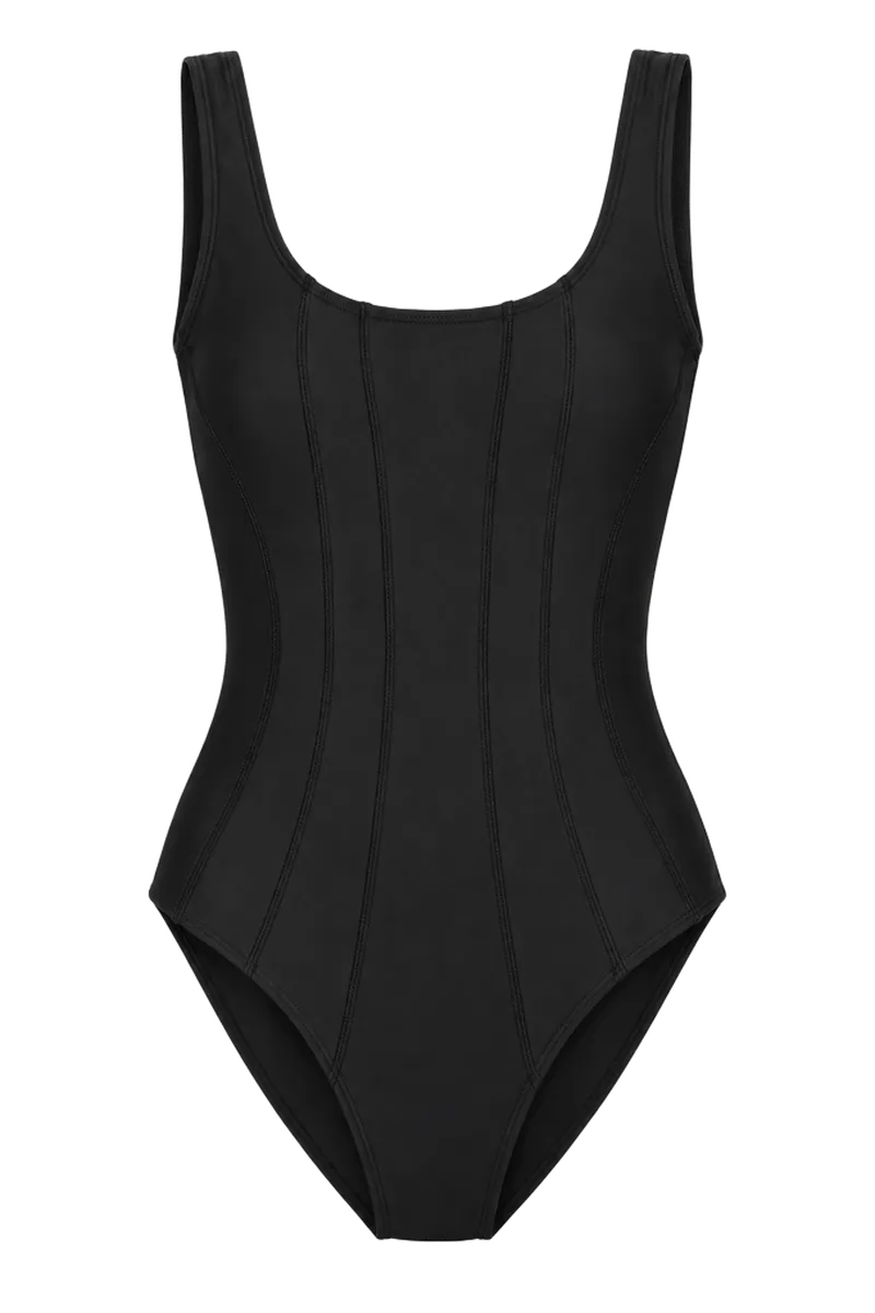 Seam Detail One-Piece Swimsuit
