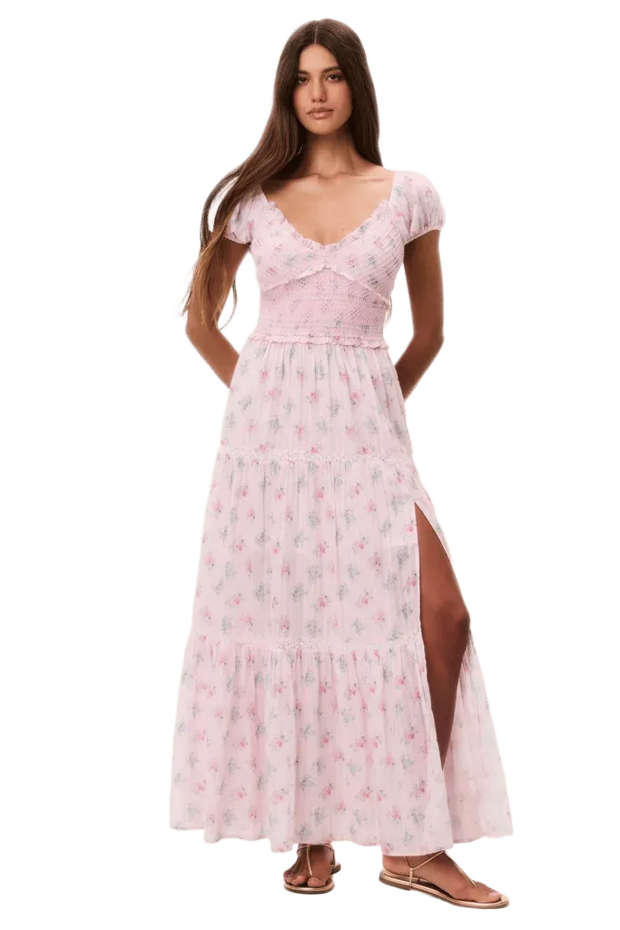 Amandla Floral Cotton Maxi Dress